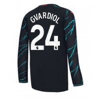 Manchester City Josko Gvardiol #24 Tredjeställ 2023-24 Långärmad